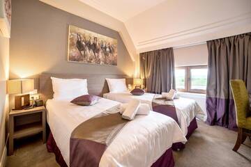 Фото номера Двухместный номер с 2 отдельными кроватями Отель The Frontier Hotel г. Siret 7